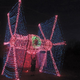 Illustration for article titled A Giant Christmas Light TIE Fighter Is the Perfect Holiday Decor